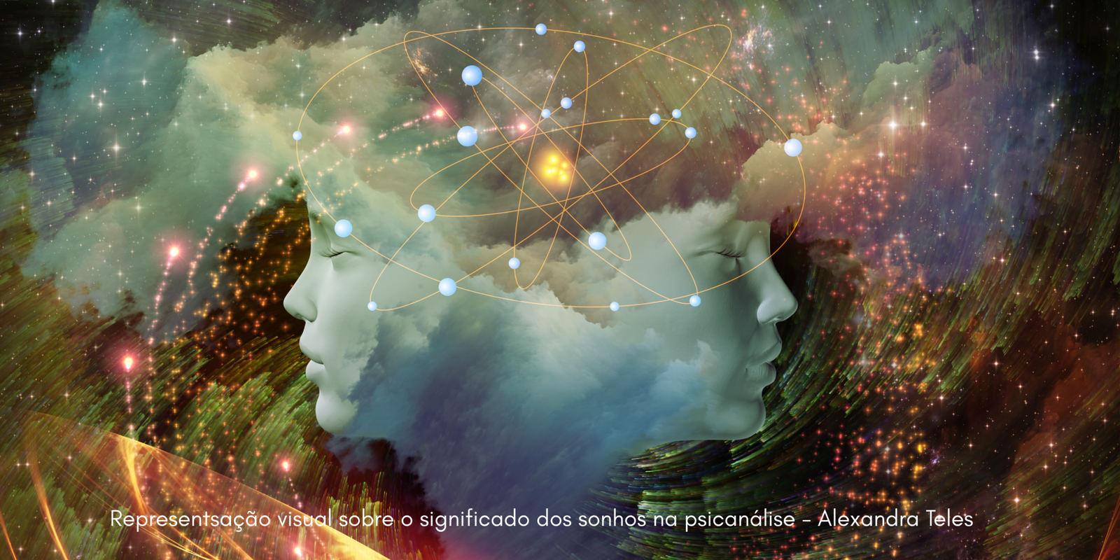 Representação visual sobre o significado dos sonhos na psicanálise – Alexandra Teles Psicóloga
